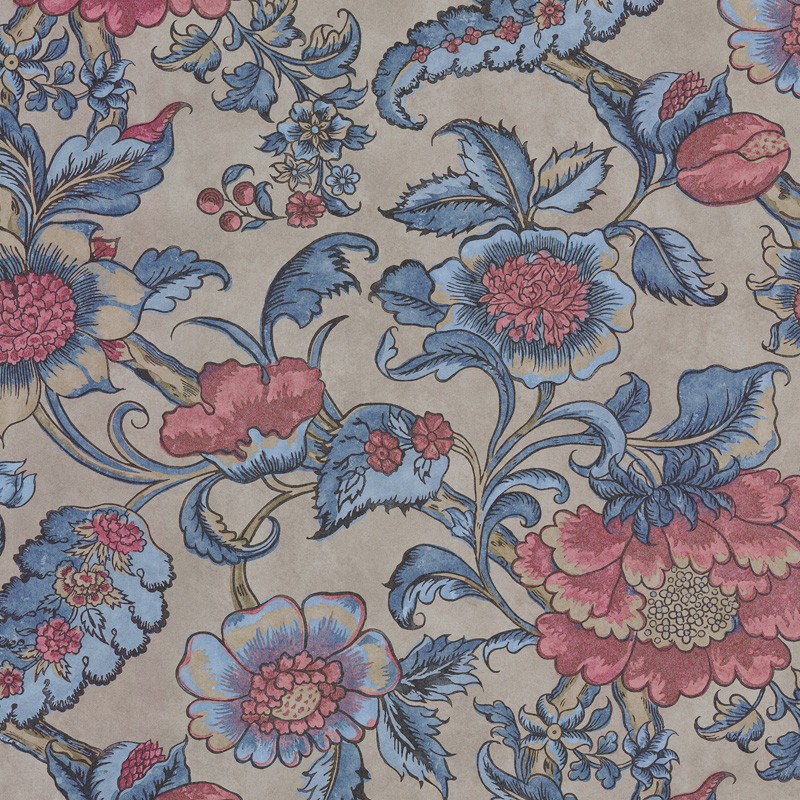 Обои Little Greene Revolution Papers Sackville Street - Saphir 0284SASAPHI